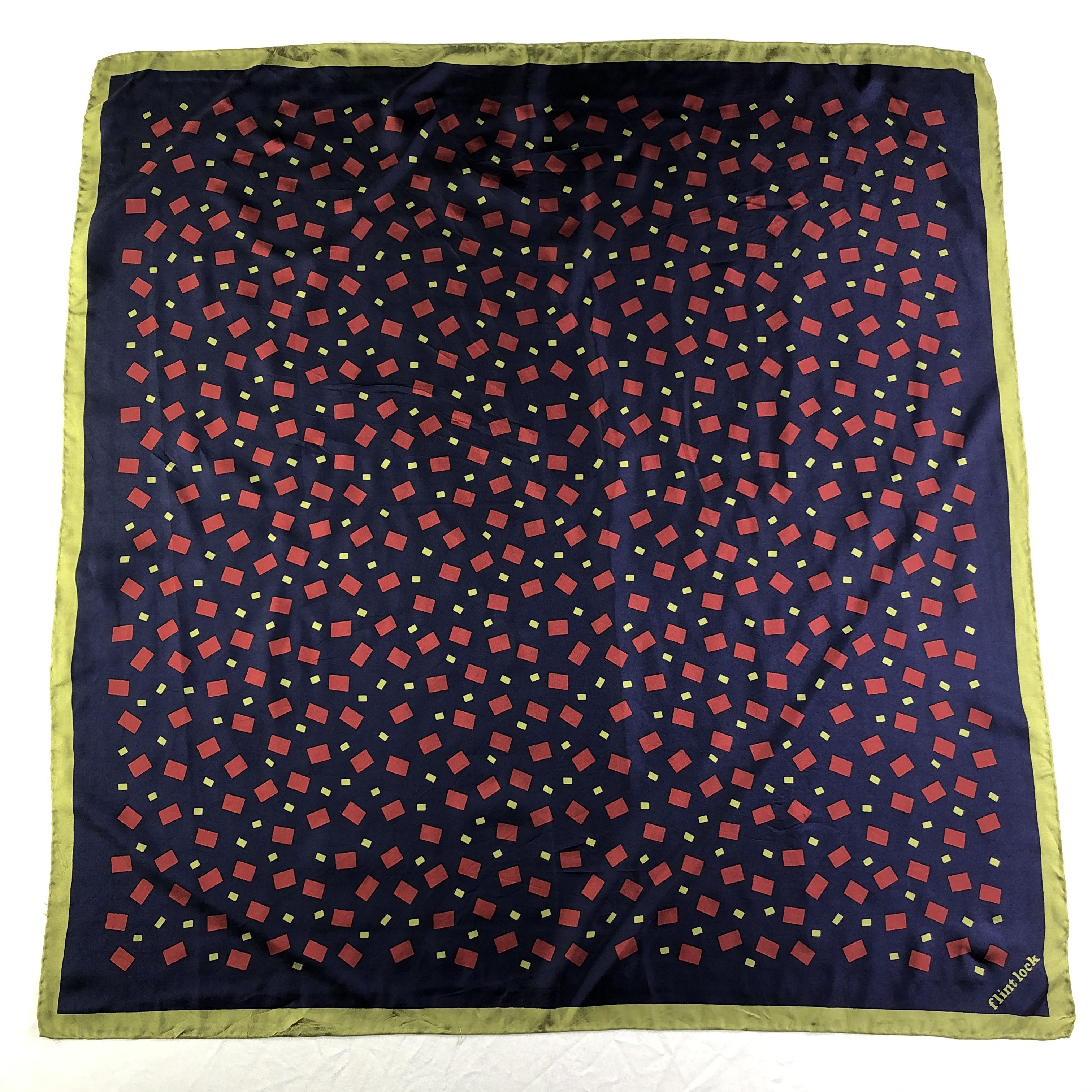 Vintage Vintage Flint Lock Silk Scarf Size ONE SIZE - 2 Thumbnail