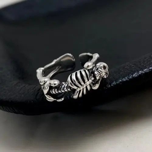 Jewelry 925 Sterling Silver Personality Big Ring Size ONE SIZE - 4 Thumbnail
