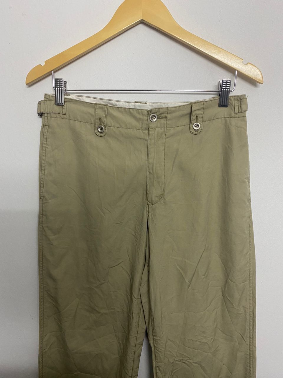 Margaret Howell Vintage MHL Trousers Buckle Button Pocket Zipper Pants Size US 29 - 3 Thumbnail