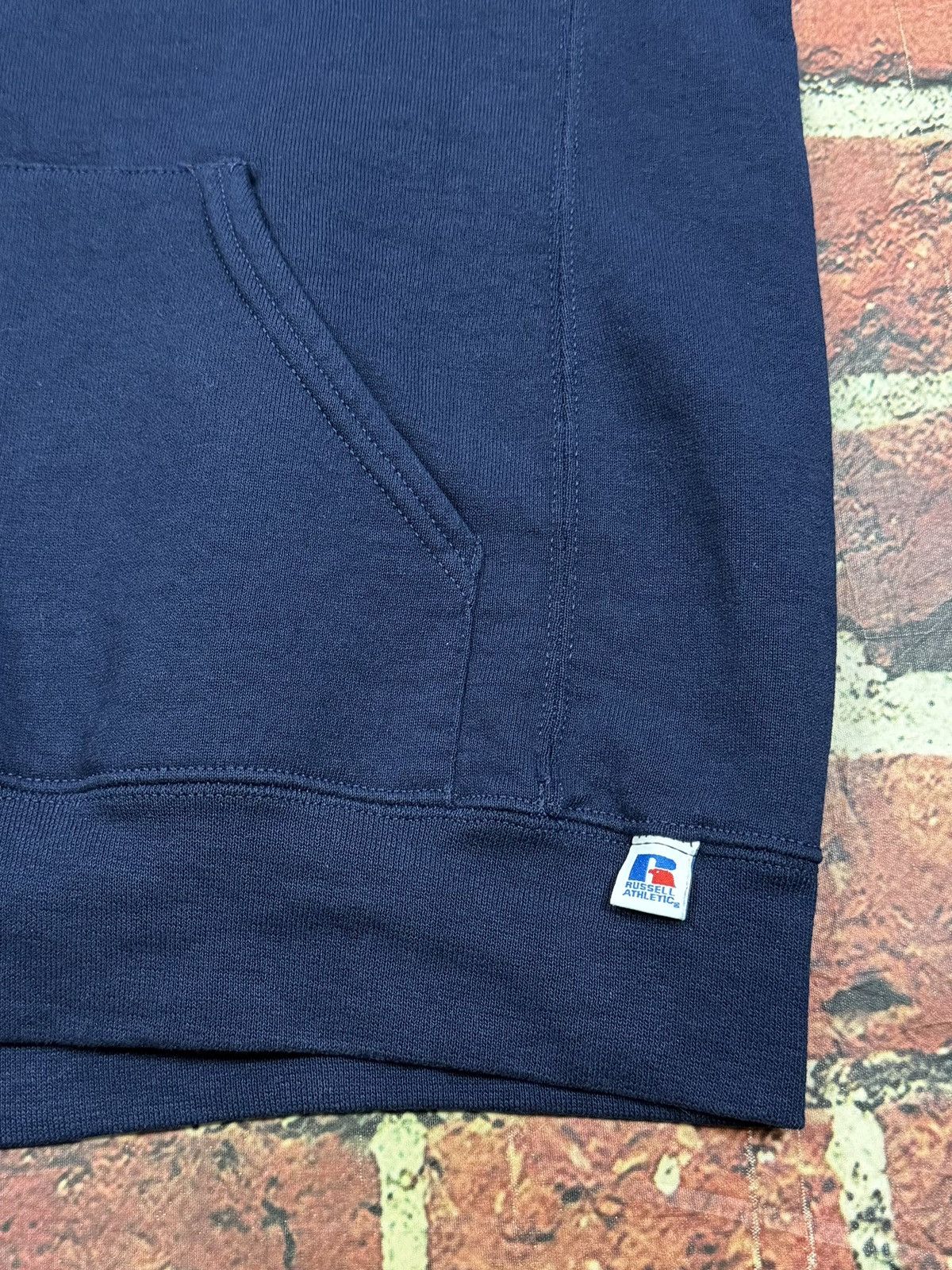 Russell Athletic Vintage Russell Athletic Hoodie Sweatshirt Blank Navy Y2K Size US M / EU 48-50 / 2 - 7 Thumbnail