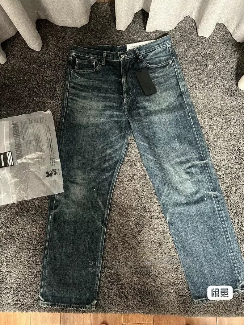 Neighborhood Neighborhood size L Indigo Basic Washed Denim Jeans Size US 27 - 1 Thumbnail
