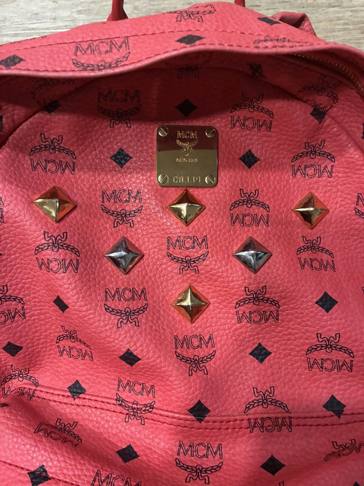 MCM MCM Red Backpack #luxury #backpacks Size ONE SIZE - 3 Thumbnail