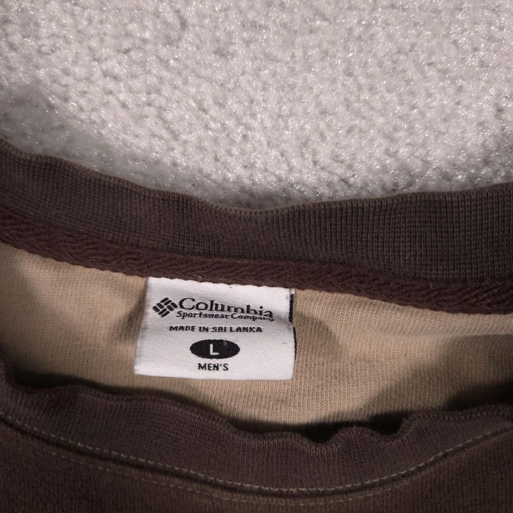 Logo 7 Columbia Sweatshirt Mens L Brown Crewneck Pullover Contrast Stitch Logo Shirt Mens Size US L / EU 52-54 / 3 - 5 Thumbnail