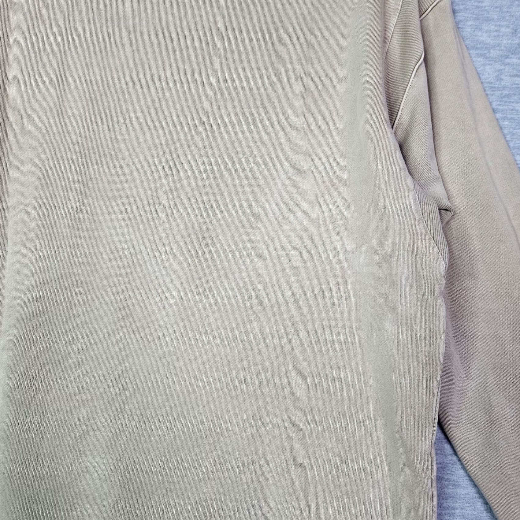 Alex Mill VINTAGE Alex Mill Quarter Zip Fleece Sweatshirt Men’s Size S Khaki Beige Cotton Polyester Logo Crew Neck Zip Size US S / EU 44-46 / 1 - 6 Thumbnail