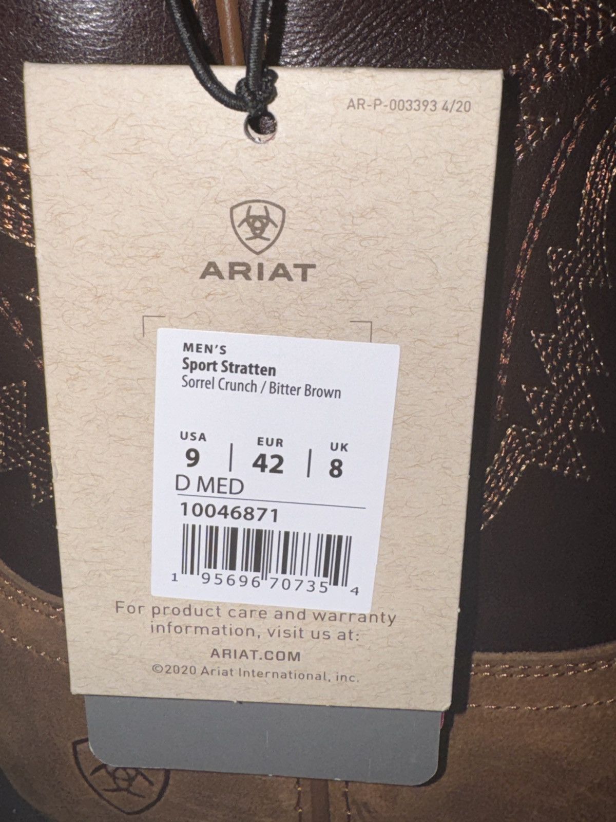 Ariat Ariat Mens Sport Stratten Boots Size 9D Size US 9 / EU 42 - 6 Thumbnail