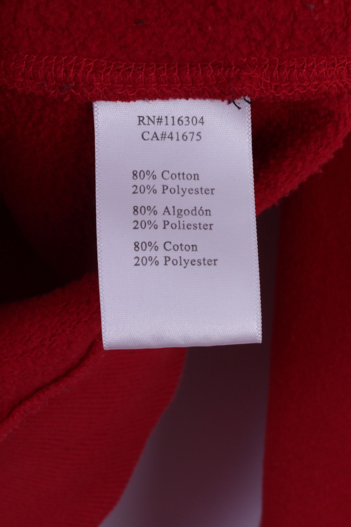 Converse Converse Mens M Sweatshirt Red Cotton 6190 Size US M / EU 48-50 / 2 - 6 Thumbnail