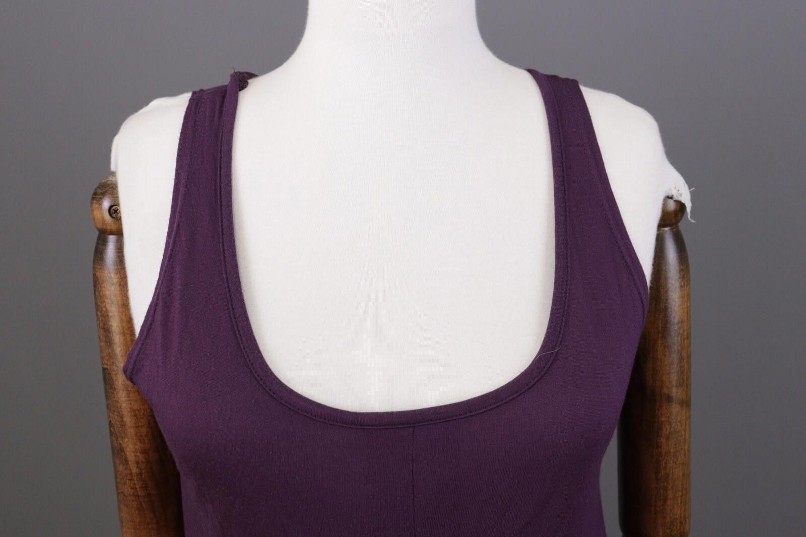 Designer Gudrun Sjoden Purple Modal Midi A-Line Dress Size S Size S / US 4 / IT 40 - 4 Thumbnail
