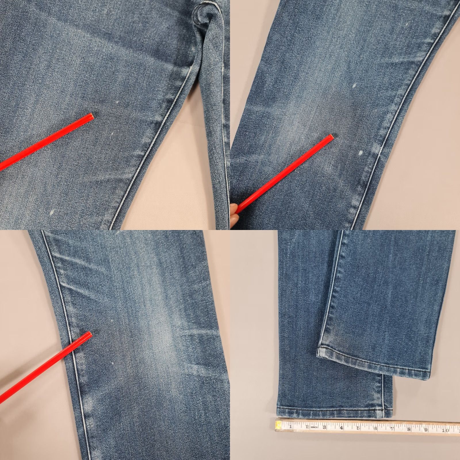Vintage Zegna Sport Jeans Blue Slim Fit W32 L29 Denim Stretch Coolmax Zip Fly 5-Pocket Mens Regular Vintage No Size US 32 / EU 48 - 8 Thumbnail