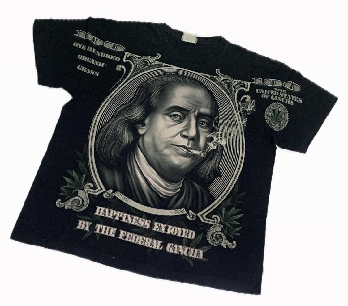 Rap Tees Vintage Parody Weed Shirt Benjamin F Money AOP Size US XL / EU 56 / 4 - 2 Thumbnail