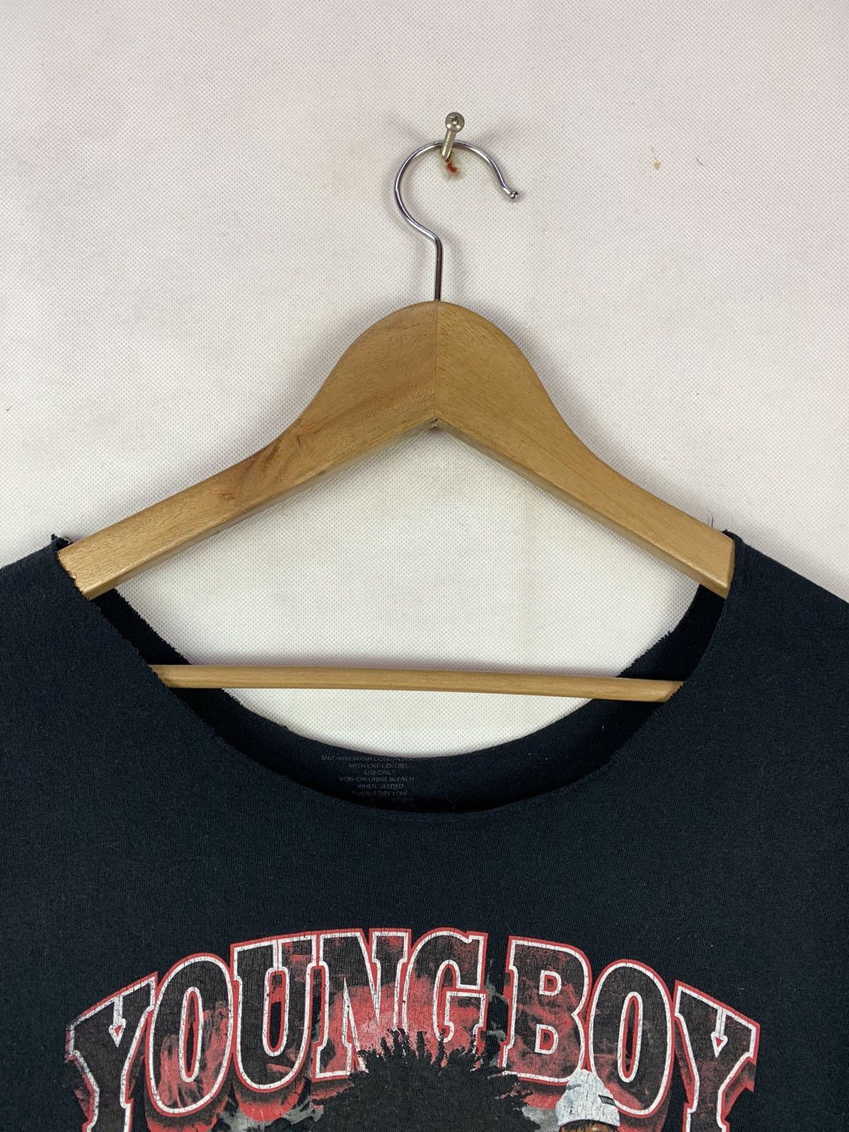 Rap Tees Rare! Young Boy Never Broke Again Cropped Rap Tees Size US XL / EU 56 / 4 - 6 Thumbnail