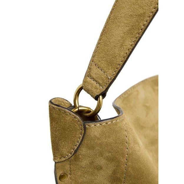 Isabel Marant Isabel Marant Oskan Hobo Soft Khaki Green Suede Shoulder Bag Size ONE SIZE - 6 Thumbnail