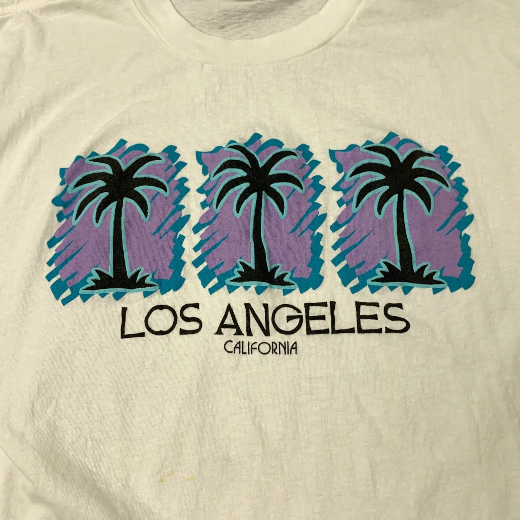 Vintage VINTAGE Los Angeles California Shirt Mens XL White Single Stitch Tee Palm Trees Cali Shirt Mens XL White 90s California USA Beach Cal... Size US XL / EU 56 / 4 - 2 Thumbnail