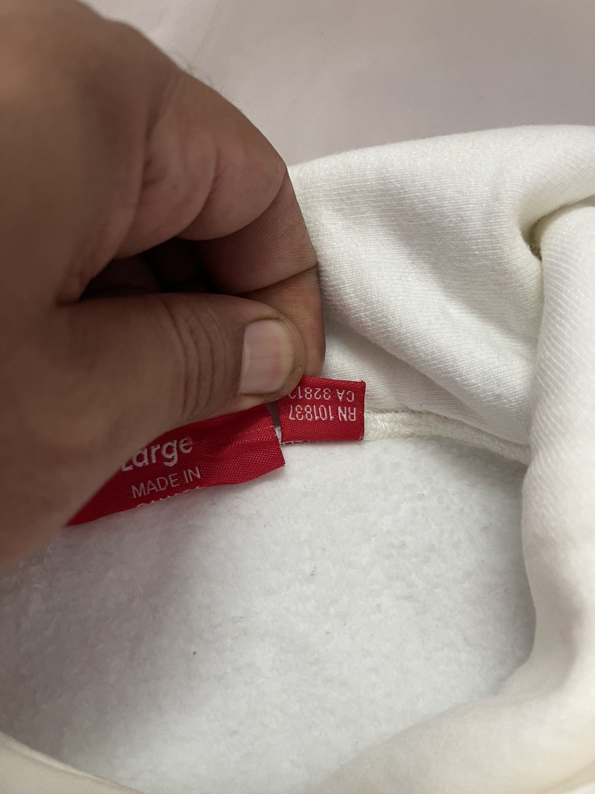 Supreme SUPREME BOX LOGO HOODED SWEATSHIRT RED MINI BOX LOGO PATCH Size US L / EU 52-54 / 3 - 7 Thumbnail