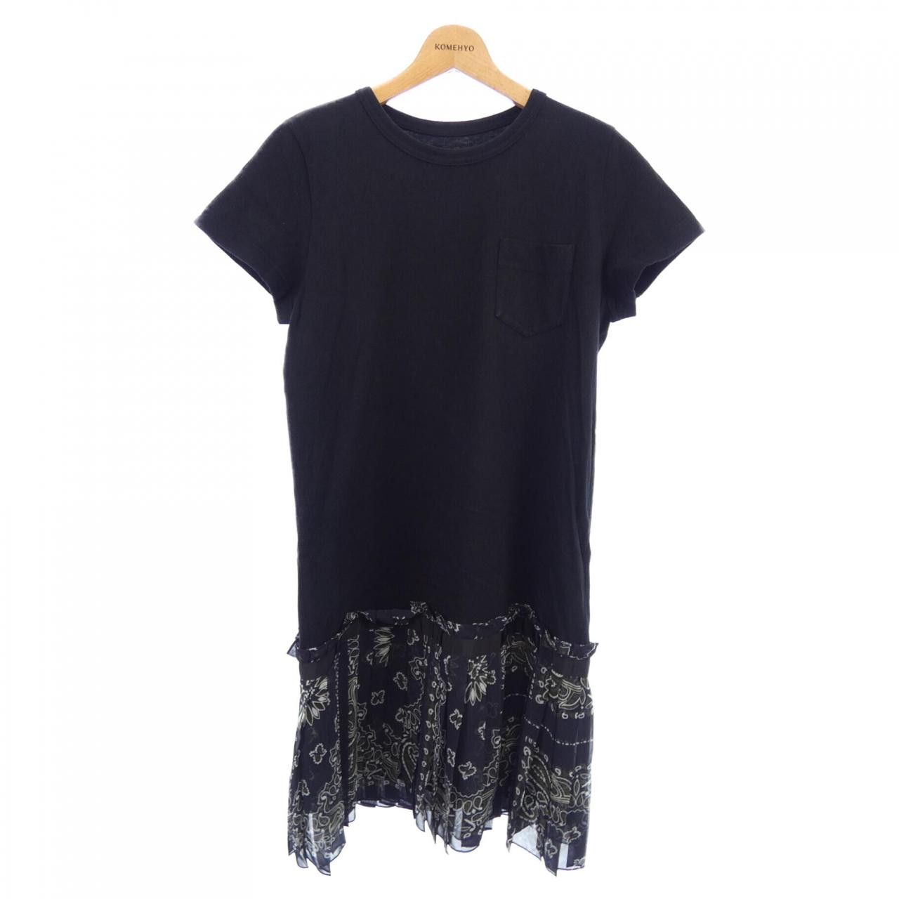 Sacai Sacai Sacai Dress Textile Dresses 23-06805 DUTY FREE for USA Size ONE SIZE - 1 Thumbnail