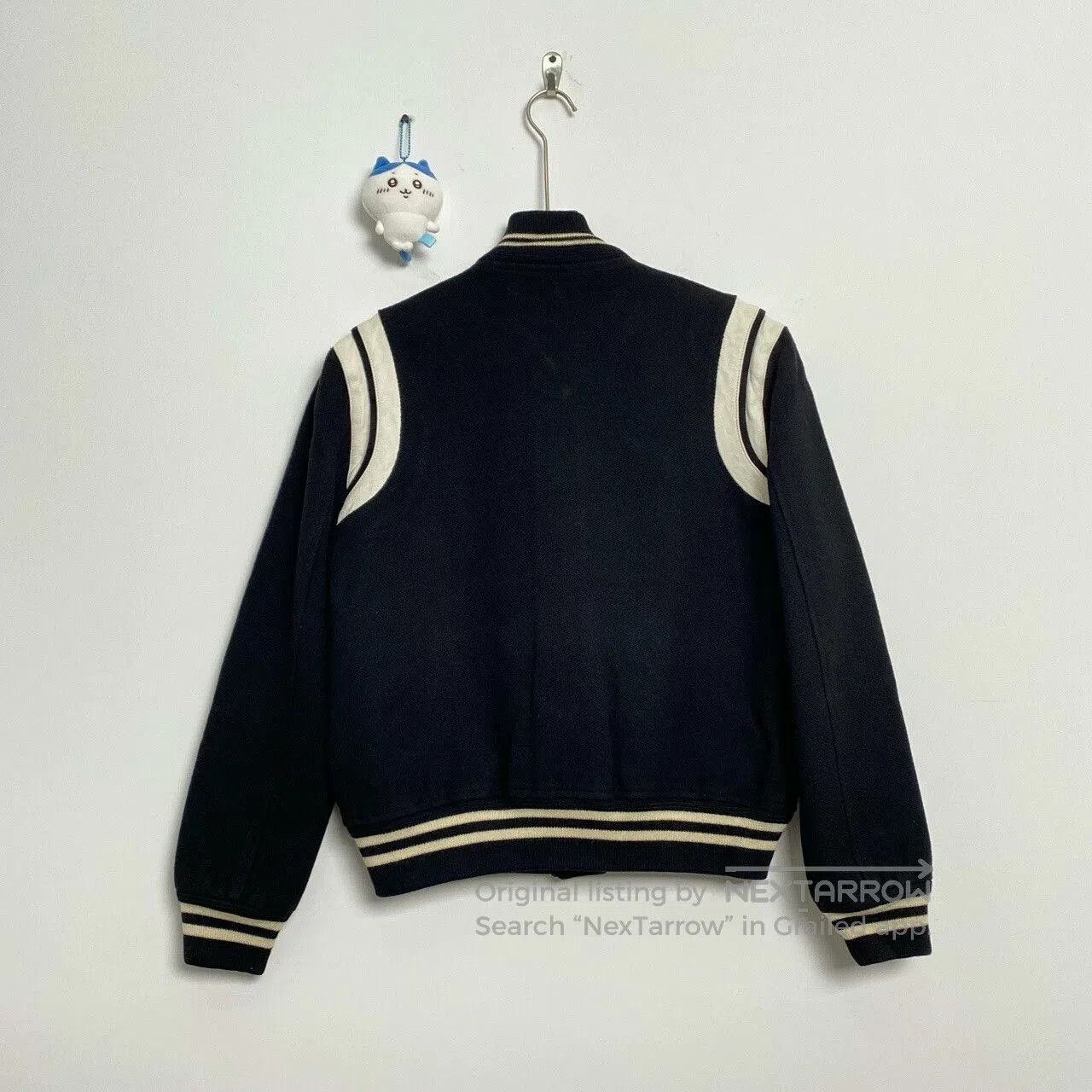 Saint Laurent Paris Saint Laurent Black White Striped Baseball Jacket. Size US M / EU 48-50 / 2 - 3 Thumbnail