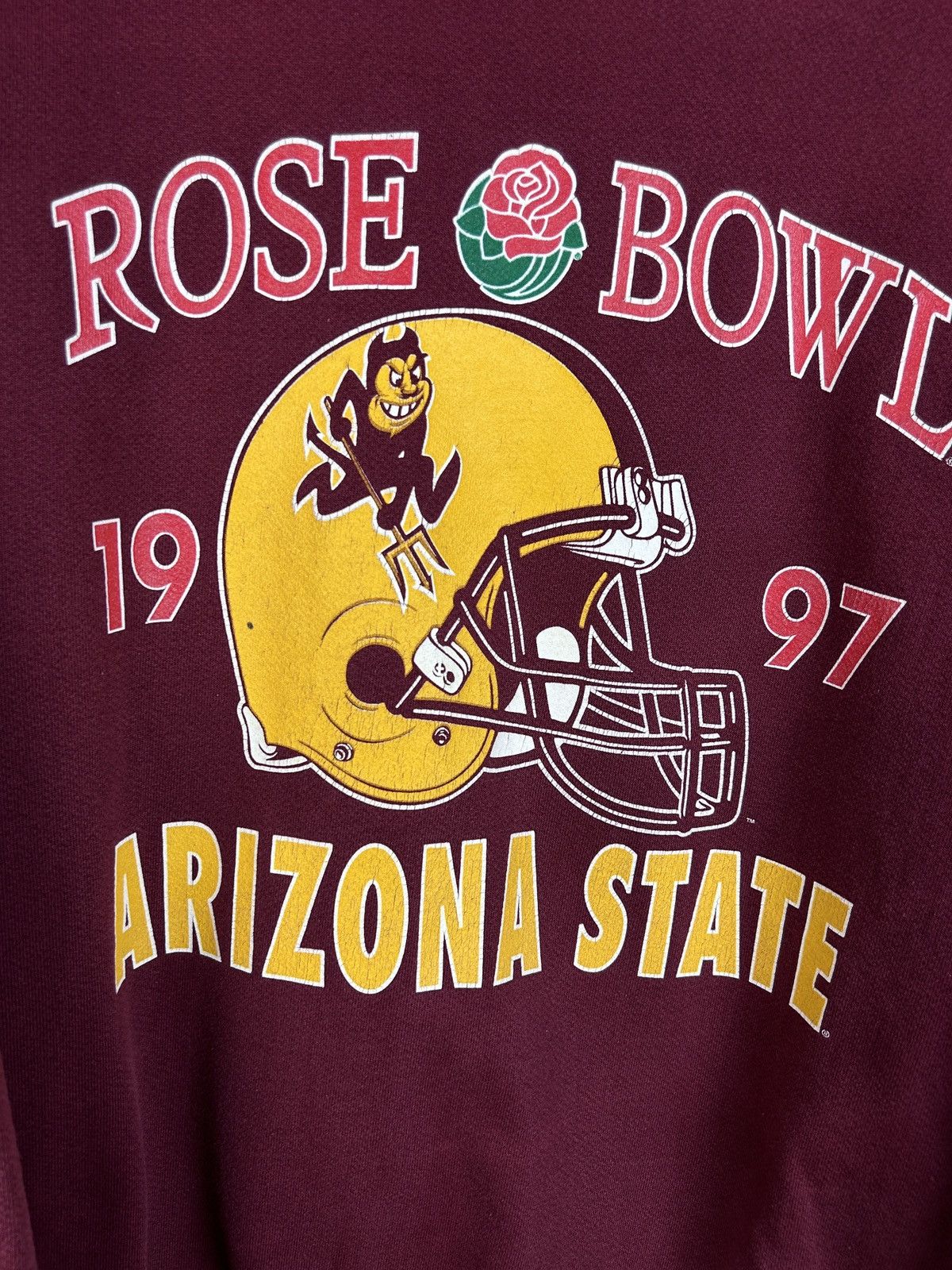 NFL 90s Vintage Arizona State Sun Devils 1997 Rose Bowl Sweat Size US S / EU 44-46 / 1 - 2 Thumbnail