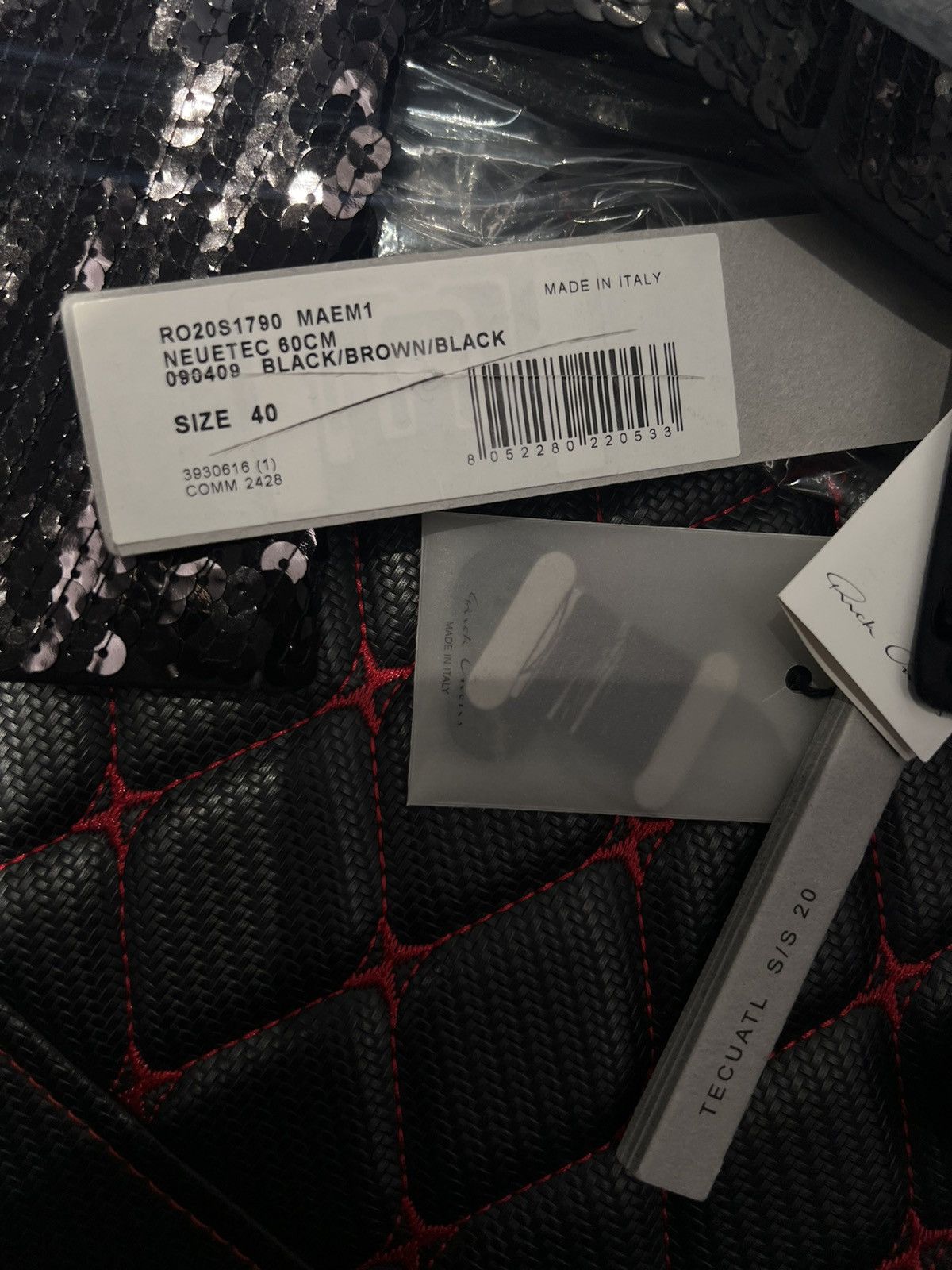 Rick Owens Rick Owens Sequined neuetec 60cm Size S / US 4 / IT 40 - 5 Thumbnail