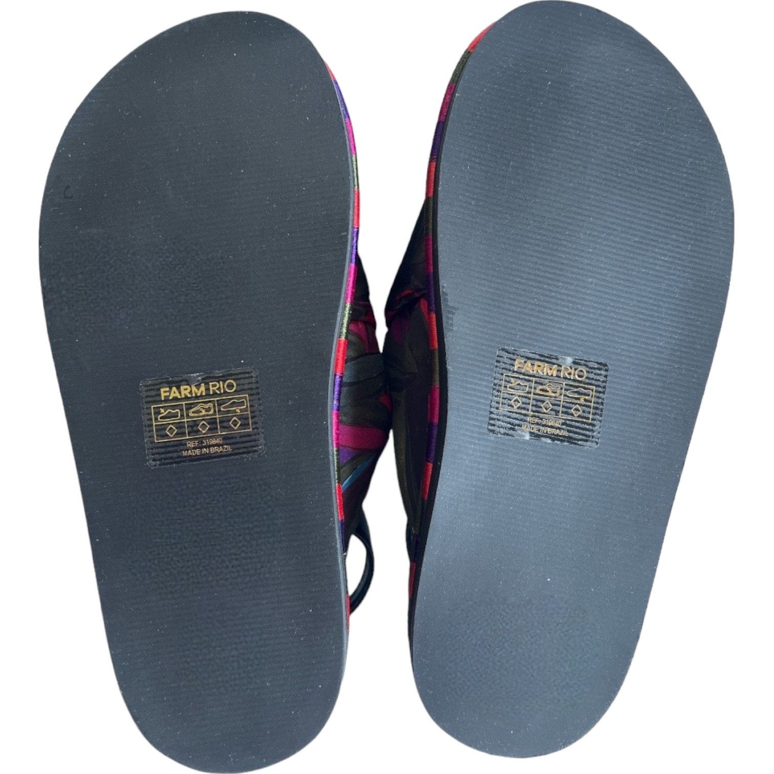 Farm Rio FARM Rio Puff Peep-Toe Slingback Sandals, US7 Size US 7 / IT 37 - 7 Thumbnail