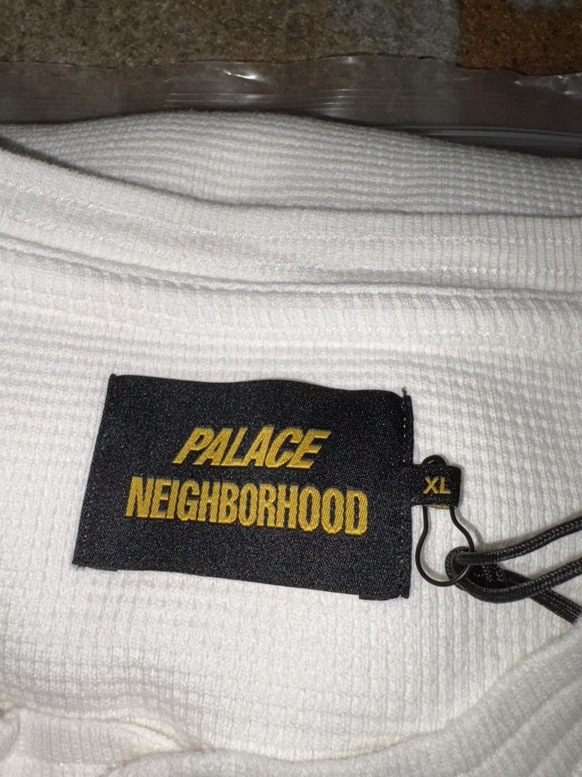 Palace Palace x Neighborhood Thermal Waffle Jersey White Size US XL / EU 56 / 4 - 5 Thumbnail