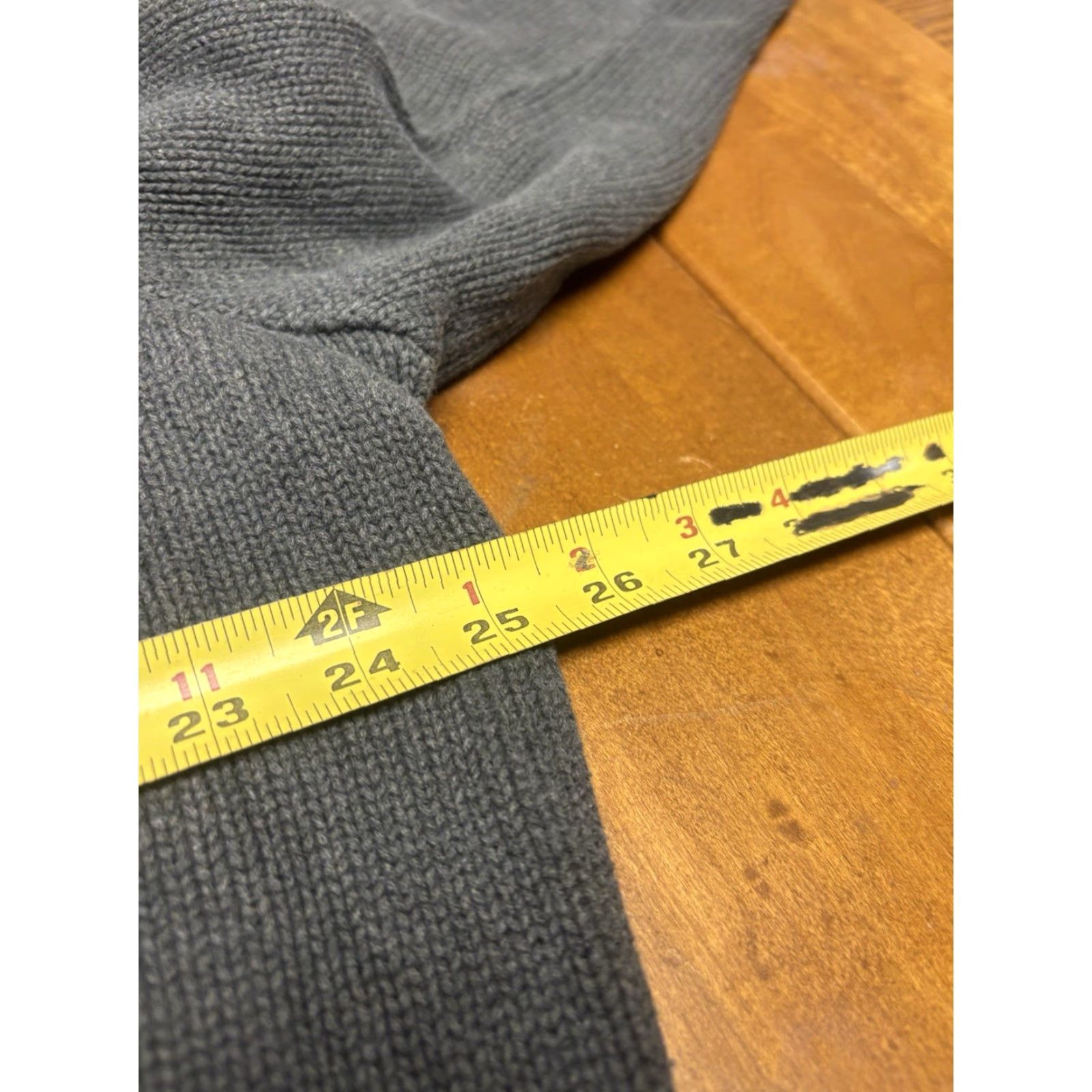 Polo Ralph Lauren VINTAGE Polo Ralph Lauren Sweater Pullover Knits Gray XL Mens Pullover Knit Cotton Logo Classic Size US XL / EU 56 / 4 - 4 Thumbnail