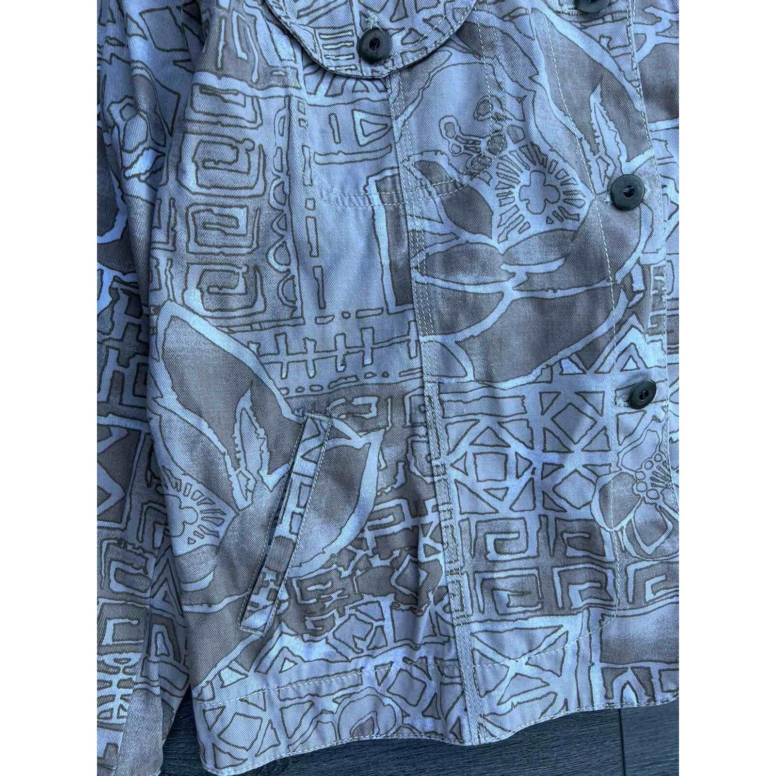Chicos CHICO'S Women's art to wear denim jacket with Size 2 A000221 Size XS / US 0-2 / IT 36-38 - 6 Thumbnail
