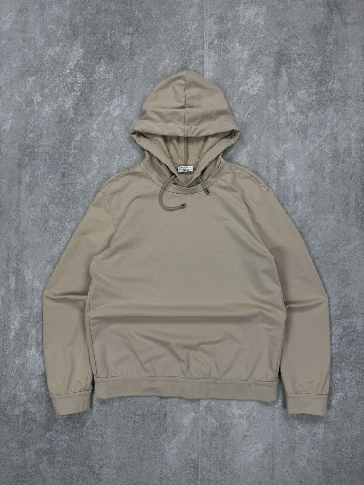 Brunello Cucinelli Brunello Cucinelli hoodie beige pullover Mens size S Size US S / EU 44-46 / 1 - 1 Thumbnail