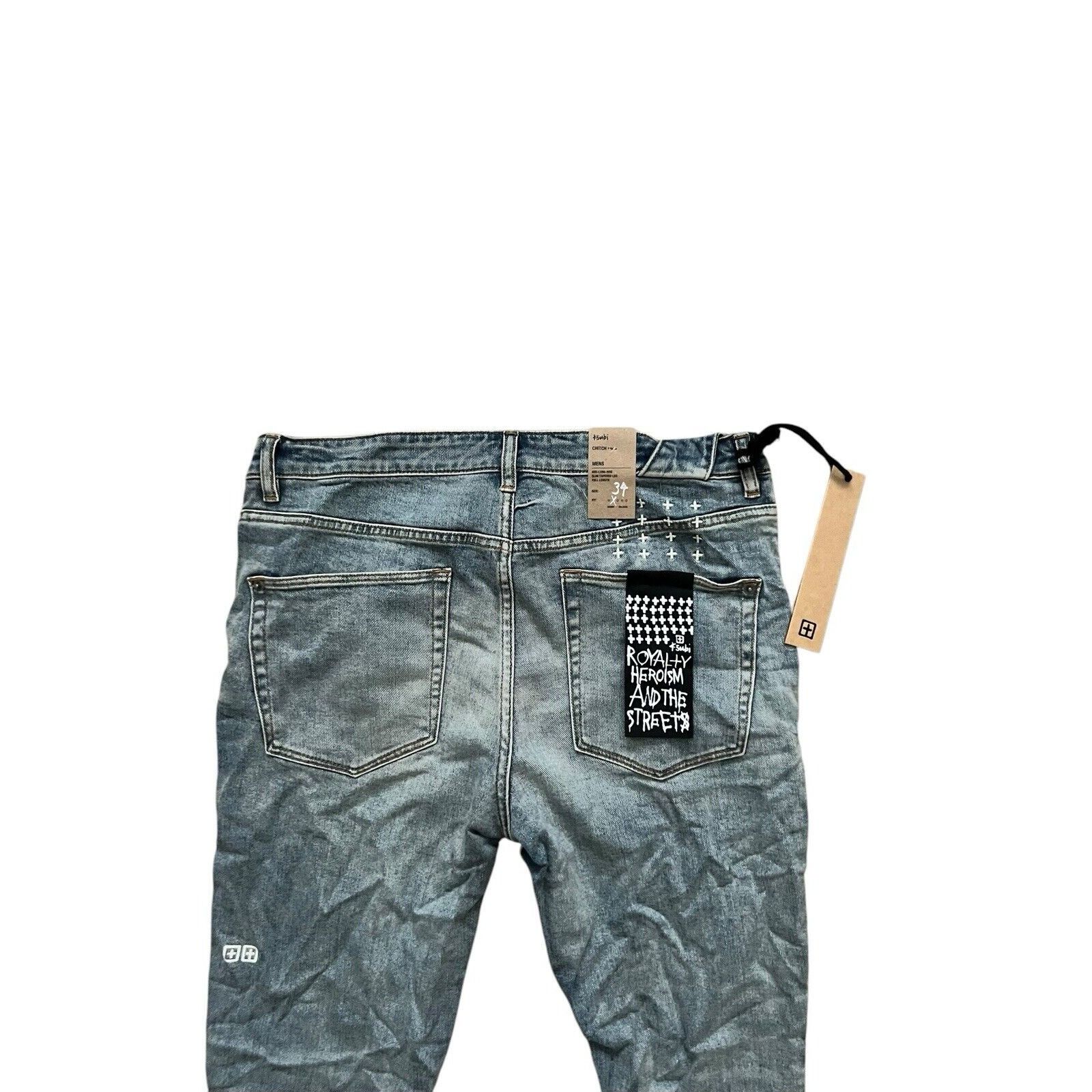 Ksubi Ksubi Jeans Mens Chitch Slim Tapered Blue Size 34/32 Size US 34 / EU 50 - 4 Thumbnail