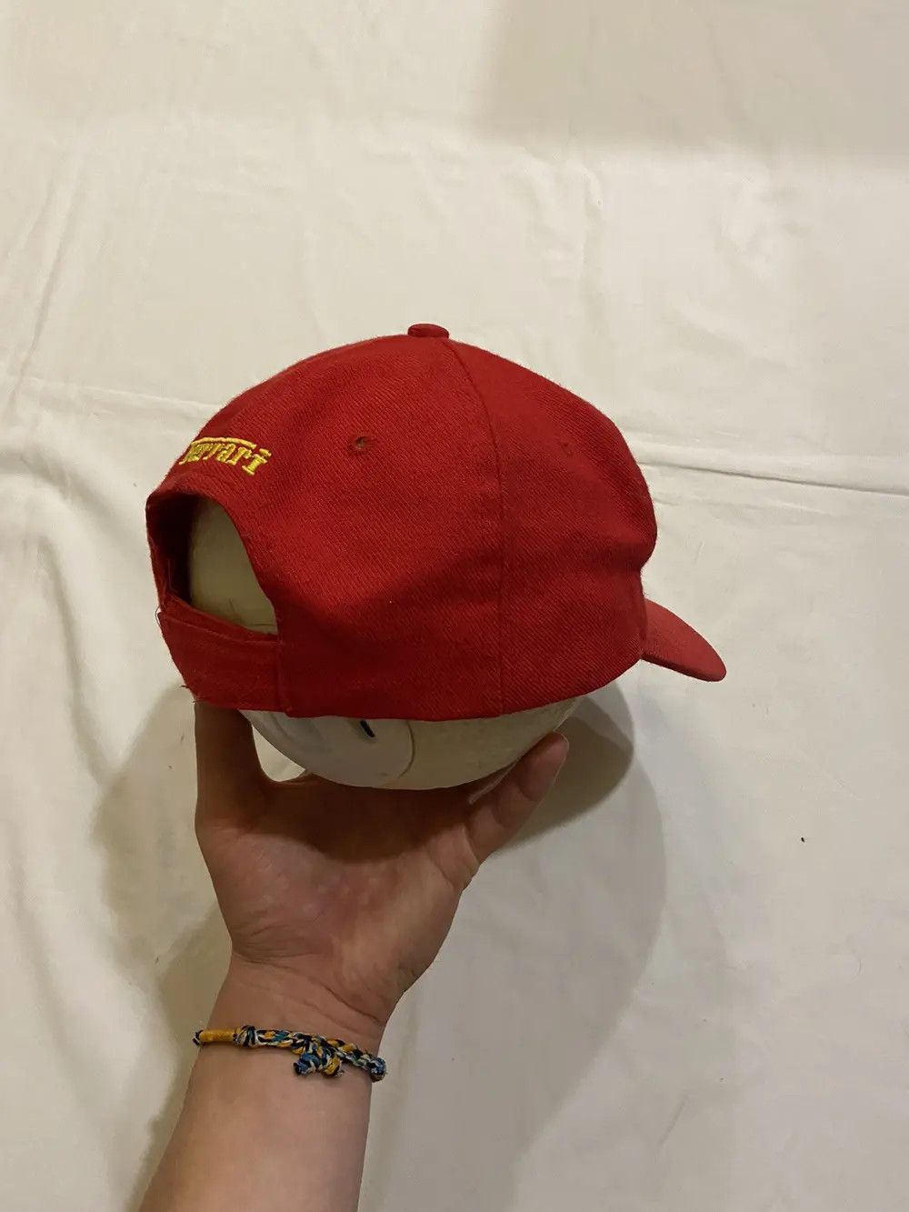 Ferrari VINTAGE 1996 RED FERRARI RACING 90’S HAT CAP F-1 FORMULA Size ONE SIZE - 5 Thumbnail
