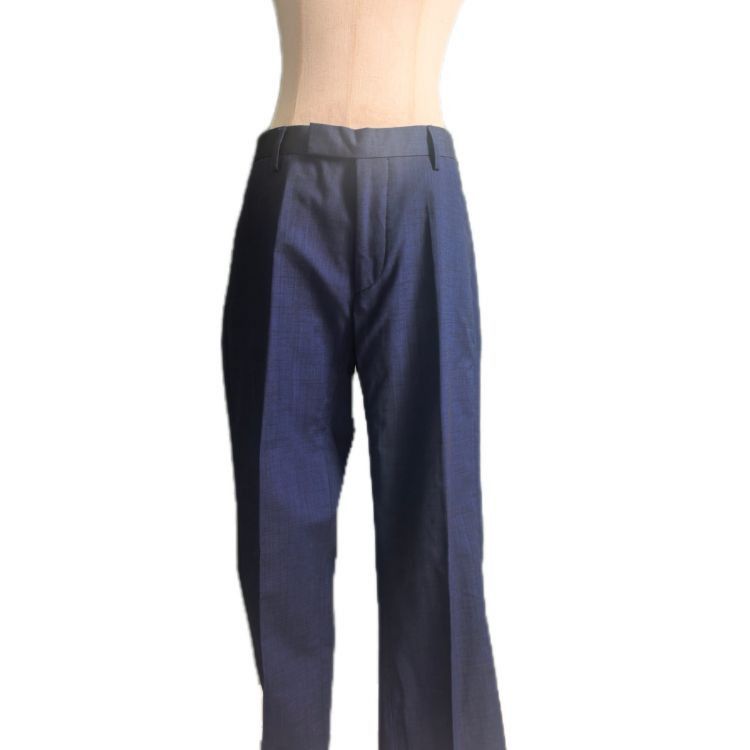 Dior Dior Blue Virgin Wool Formal Trousers Size 36R Size 36R - 1 Thumbnail