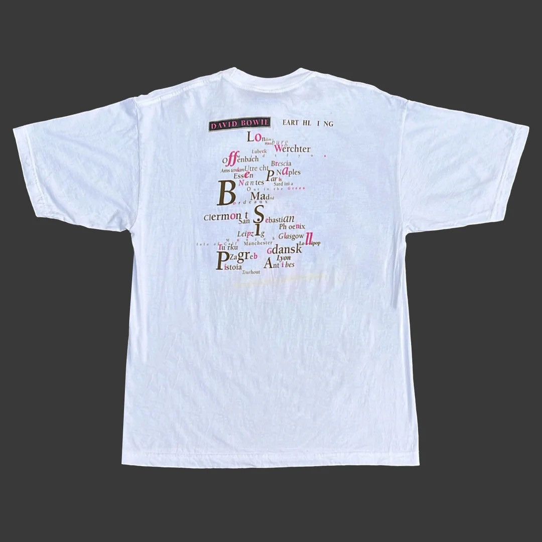 Band Tees × Vintage David Bowie 1997 Vintage Earthling 90s Tour Band T-Shirt Size US L / EU 52-54 / 3 - 2 Thumbnail