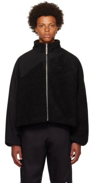 SPENCER BADU Spencer Badu Asymmetrical Fleece Jacket Size US L / EU 52-54 / 3 - 10 Thumbnail