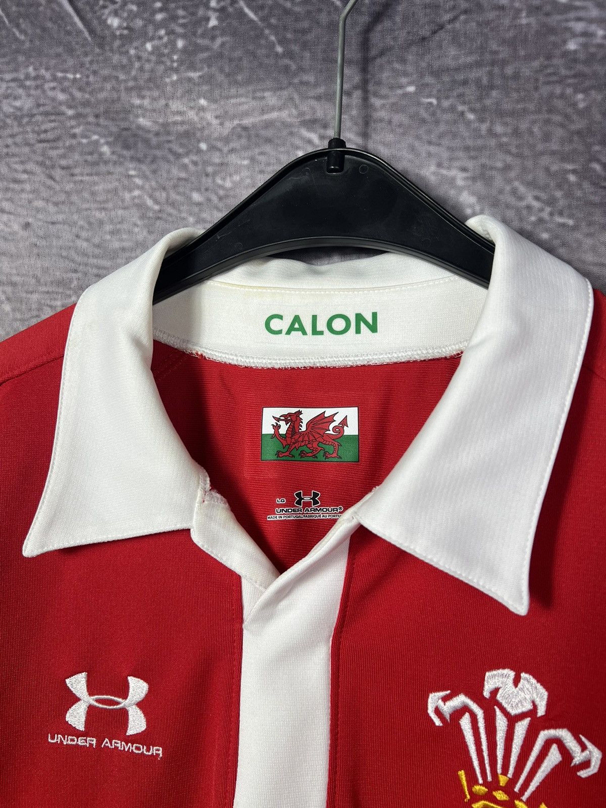 Under Armour Under Armour 2008 Wales Rugby Union Jersey Shirt Size US L / EU 52-54 / 3 - 6 Thumbnail