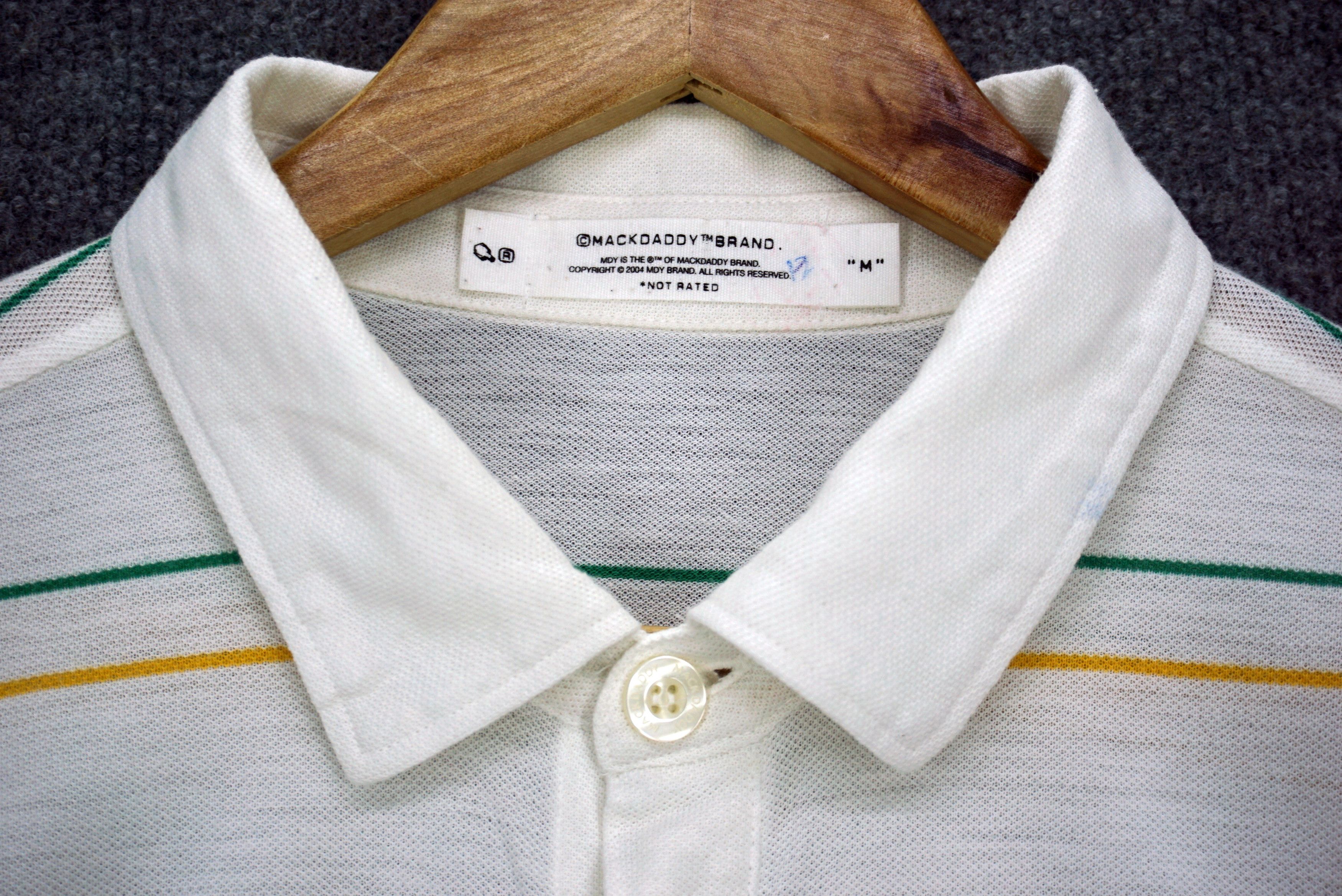 Japanese Brand Mackdaddy Japan Shirt Size M Striped Button Down Polo Shirt Size US M / EU 48-50 / 2 - 5 Thumbnail