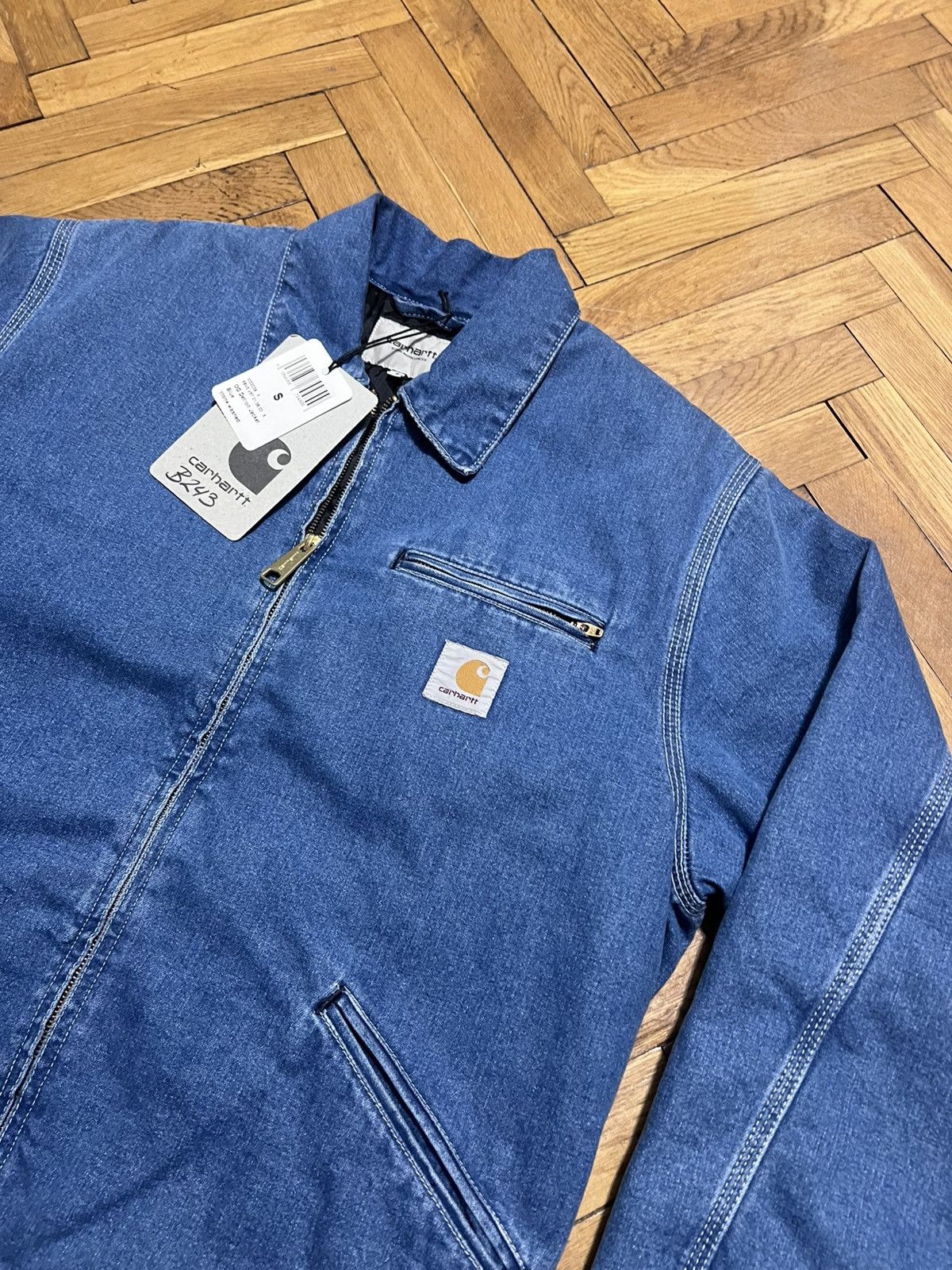 Carhartt Carhartt OG Detroit Jacket blue denim S Size US S / EU 44-46 / 1 - 2 Thumbnail