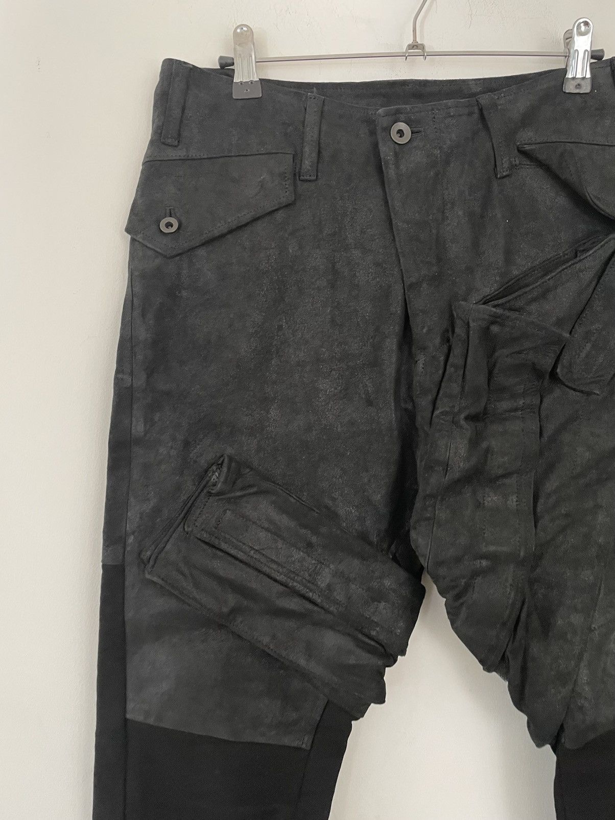 Julius 17ss slim fit leather trousers Size US 32 / EU 48 - 3 Thumbnail