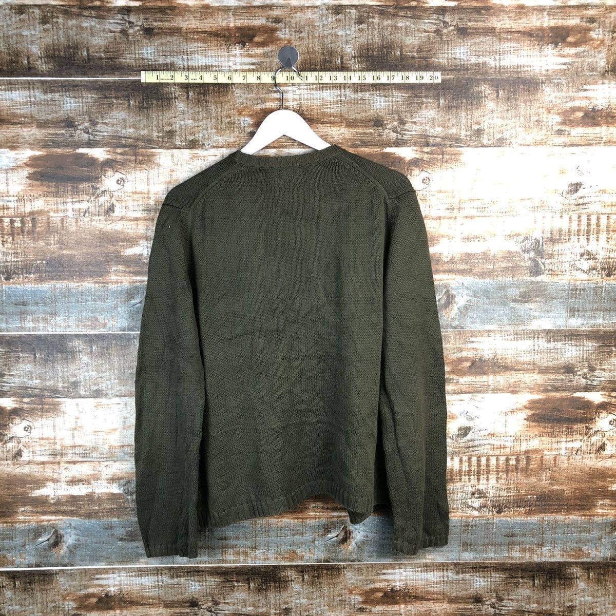 Vintage Basile 28 Green Cardigan Knitwear #A1258 Size US M / EU 48-50 / 2 - 10 Thumbnail
