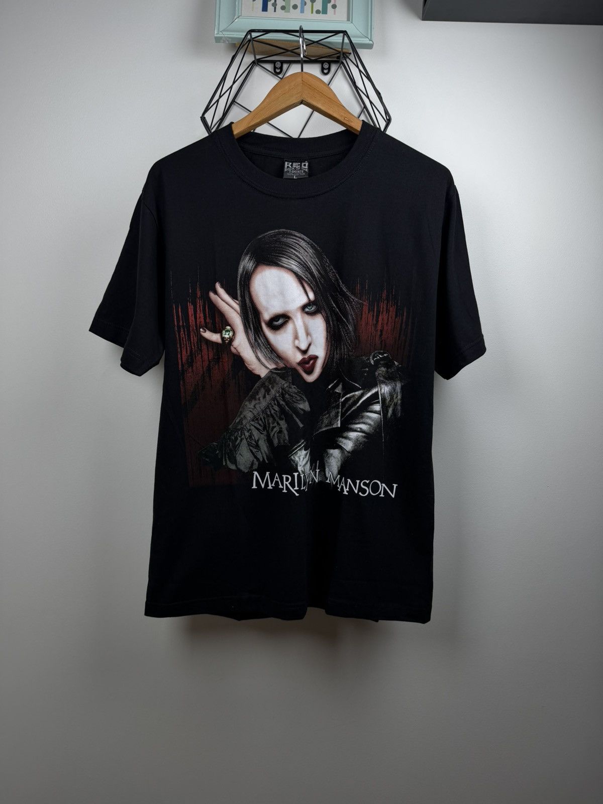 Band Tees Vintage Marilyn Manson Merch Band tee Metal Big logo 90s Size US L / EU 52-54 / 3 - 1 Thumbnail