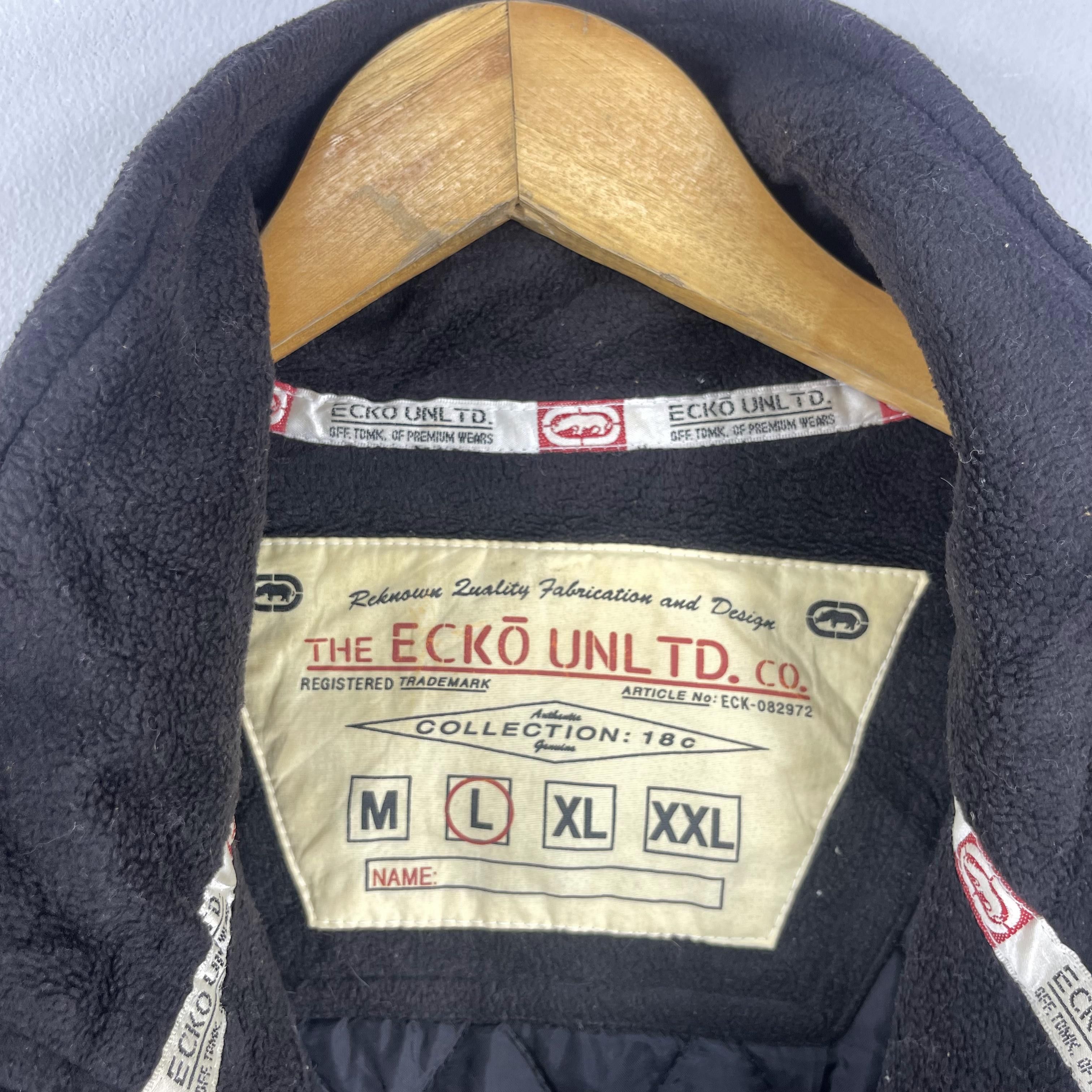 Ecko Unltd. Vintage 1990s Ecko Unltd Cold Weather Warmer Fleece Jacket Size US L / EU 52-54 / 3 - 6 Thumbnail