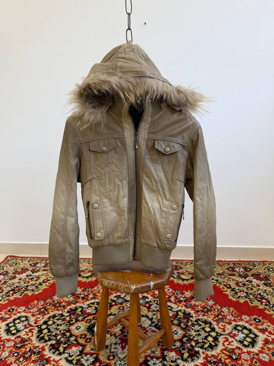 Japanese Brand Avant-Garde Hysteric Glamour Style Archive Fur Jacket Size US S / EU 44-46 / 1 - 2 Thumbnail