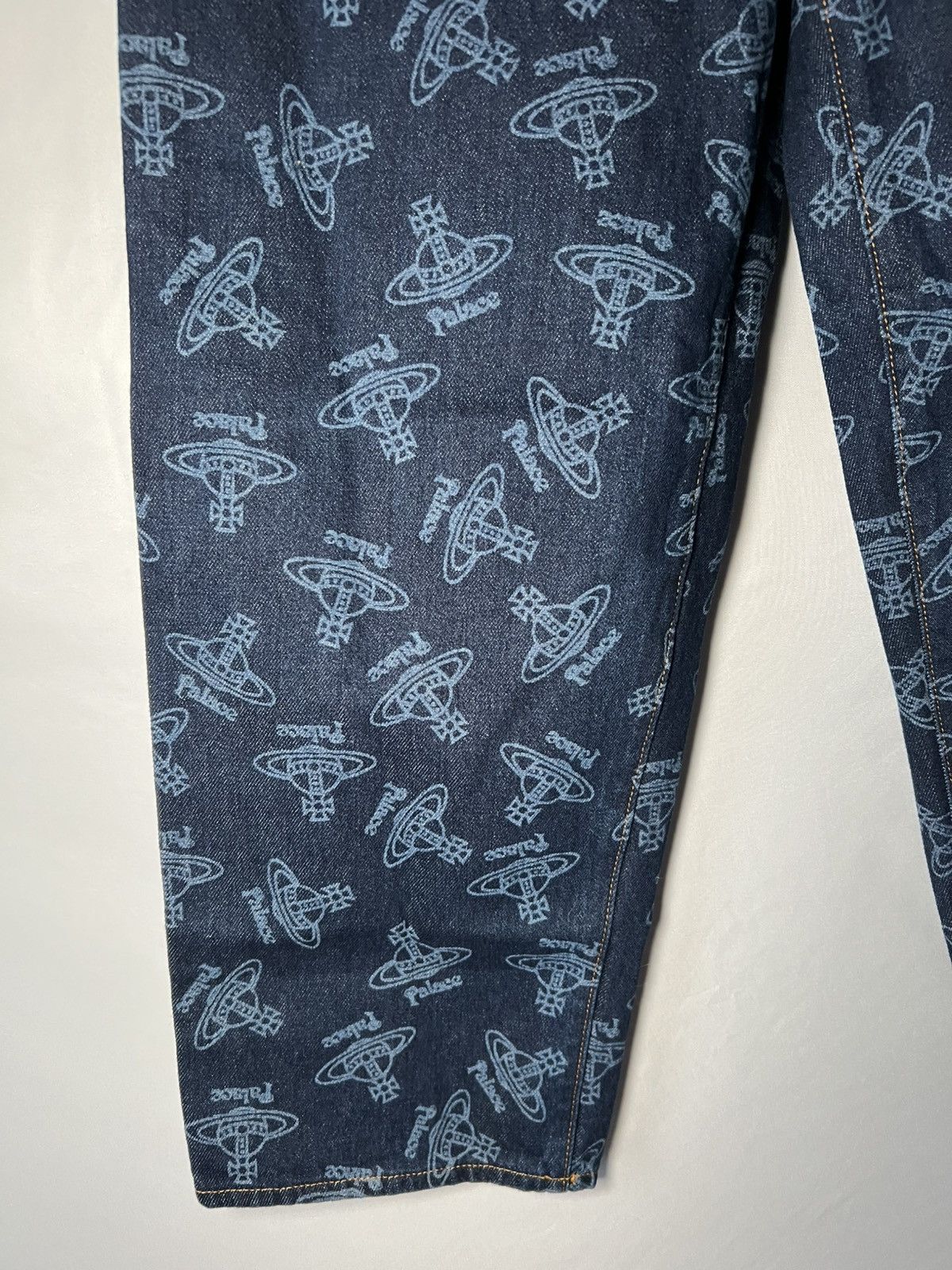 Palace × Vivienne Westwood Vivienne Westwood x Palace Logo Denim Jeans Size US 28 / EU 44 - 4 Thumbnail