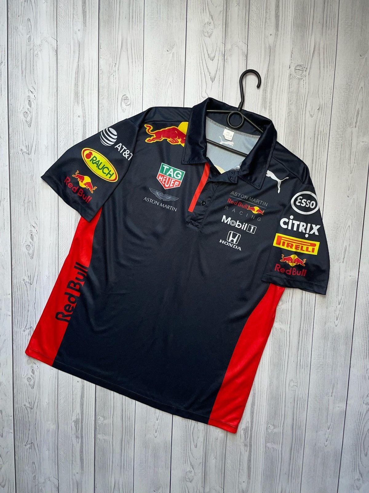 Red Bull × Vintage Vintage Red Bull jersey racing tee logo big logo XL Size US XL / EU 56 / 4 - 2 Thumbnail