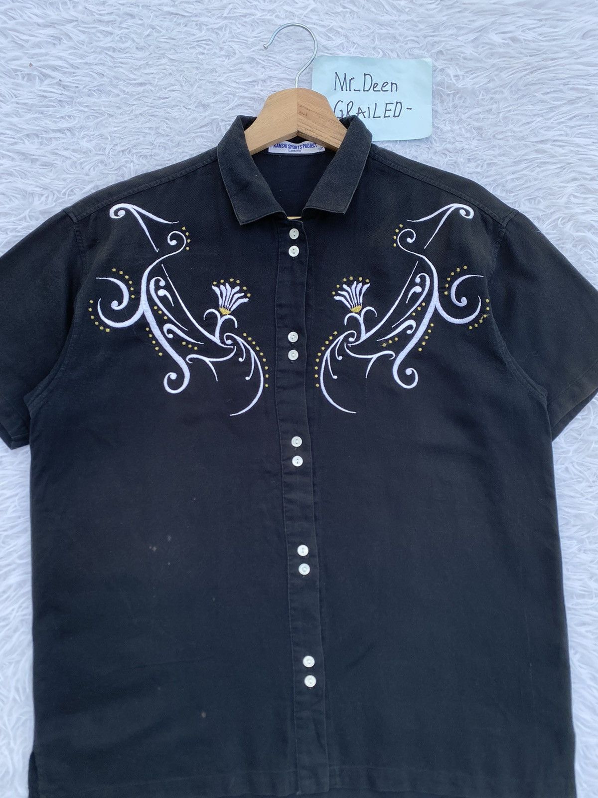 Kansai Yamamoto Rare KansaiYamamoto Kansai Sport Projects Buttons Shirt Size US M / EU 48-50 / 2 - 4 Thumbnail