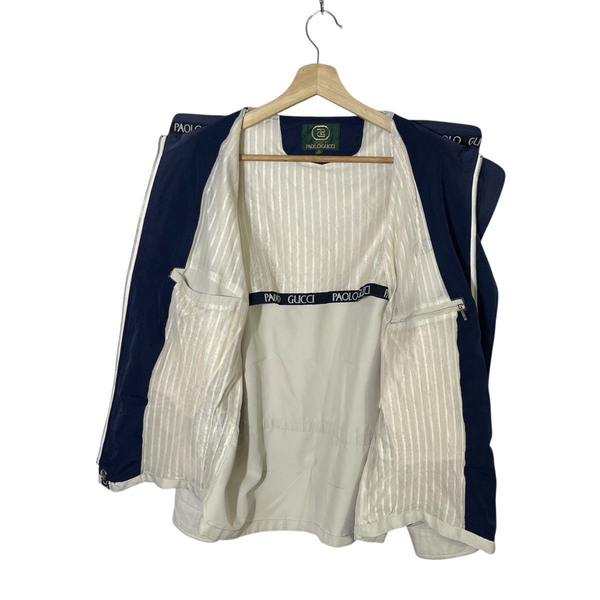 Paolo Gucci Rare! Vintage Paolo Gucci Tape Jacket Size US M / EU 48-50 / 2 - 3 Thumbnail