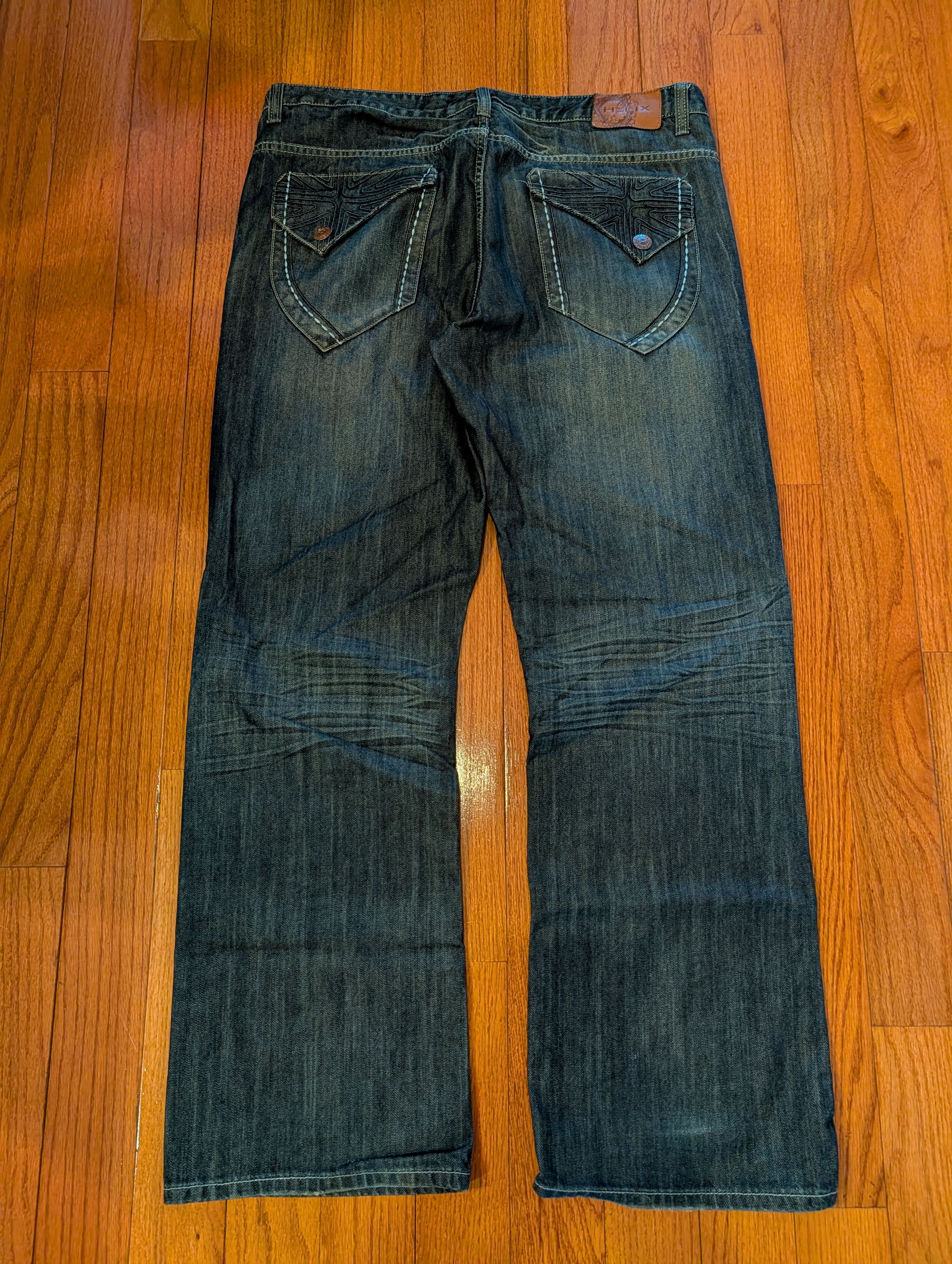 Helix Helix Straight Leg Jeans Denim Men’s 38x32 Measure 40x34 Size US 38 / EU 54 - 1 Thumbnail