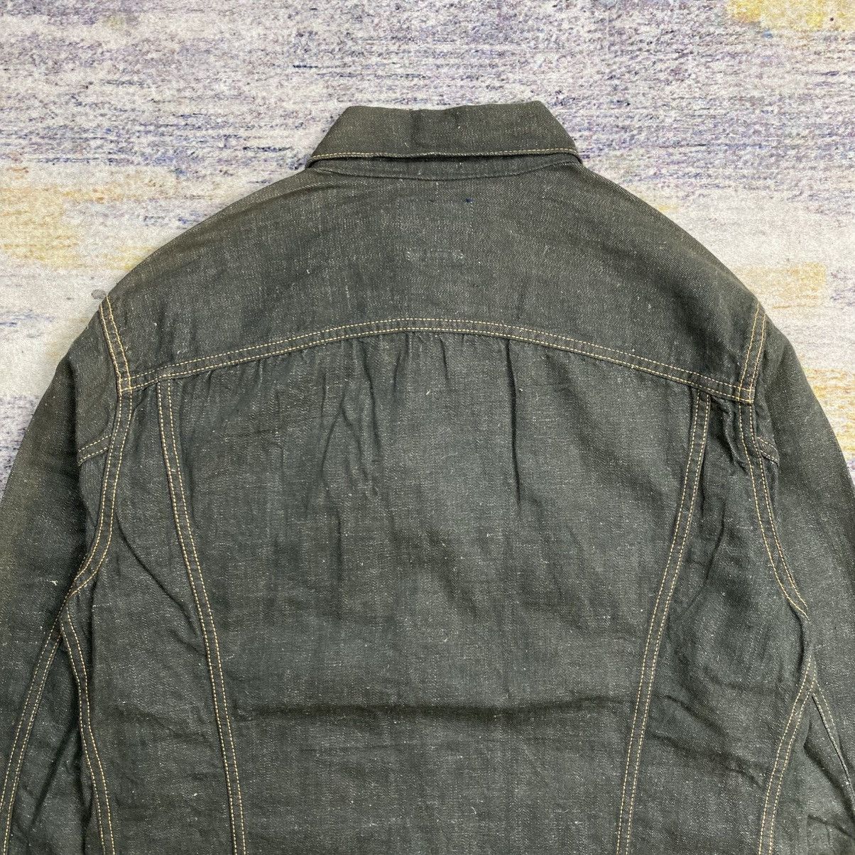 Blue Blue Japan × Japanese Brand Blue Blue japan Hemp denim jacket Size US L / EU 52-54 / 3 - 10 Thumbnail