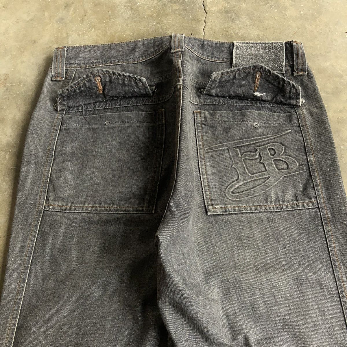Fubu Vintage Fubu Collection Washed Jeans Pants Charcoal Y2k Size US 34 / EU 50 - 11 Thumbnail