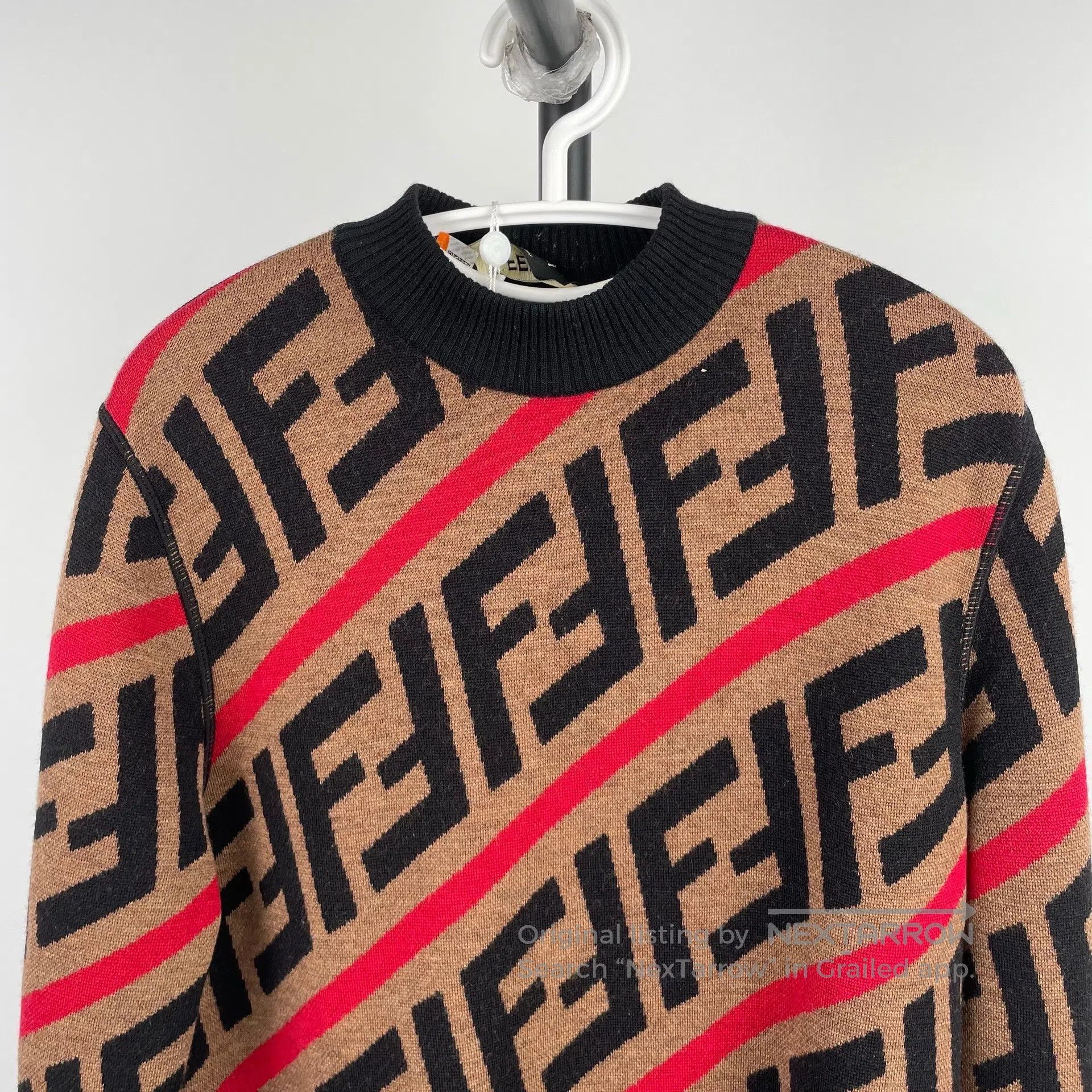 Fendi FENDI Black logo cotton hoodie size 46 with color block| Size US S / EU 44-46 / 1 - 3 Thumbnail