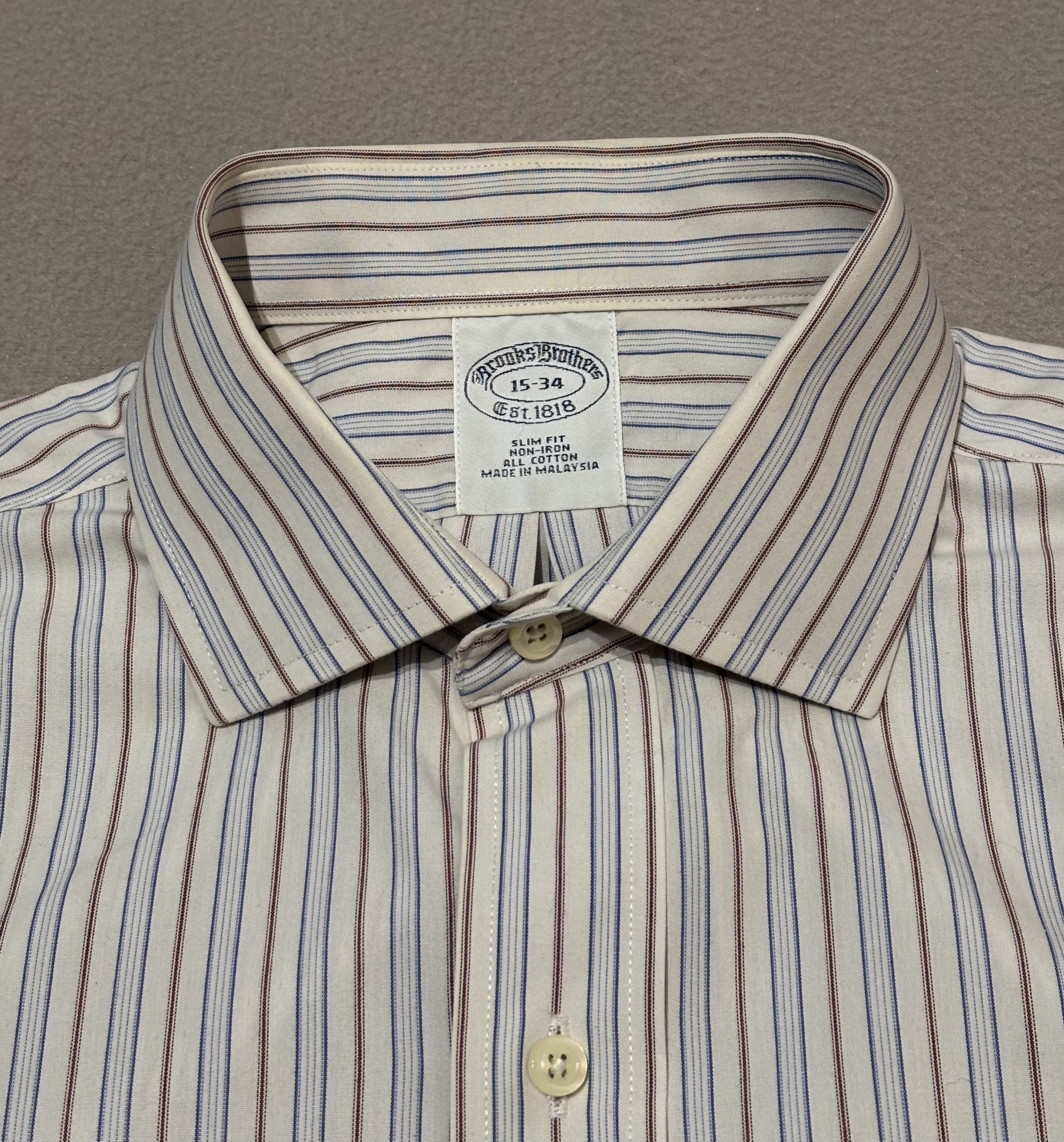 Brooks Brothers Brooks Brothers vintage shirt size 34 Size US M / EU 48-50 / 2 - 8 Thumbnail