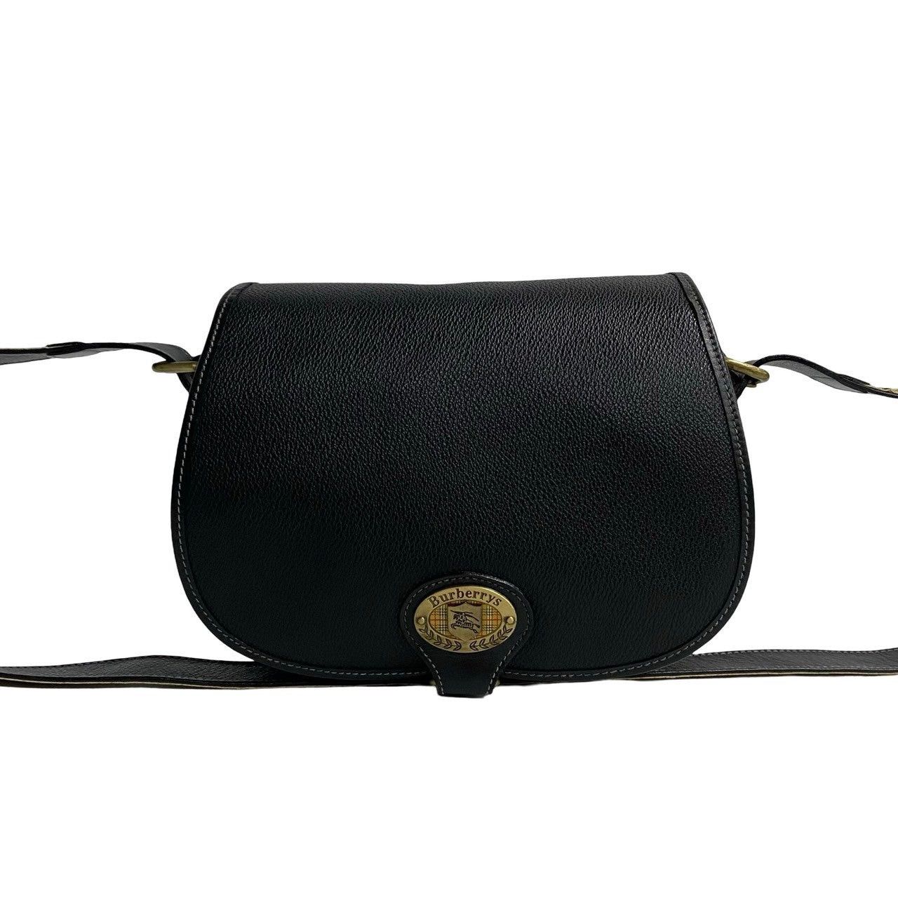 Burberry Shoulder Bag Black Synthetic