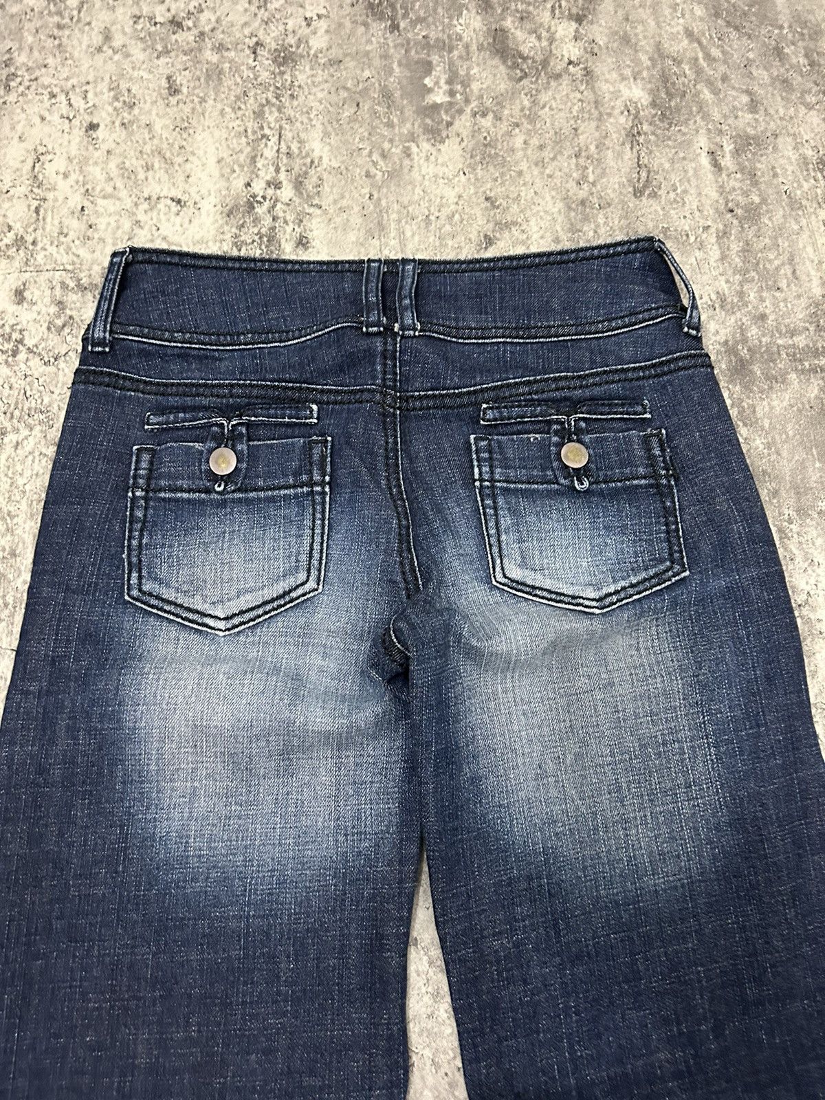 If Six Was Nine × Japanese Brand × Tornado Mart irise Japan MudWash Flare Jeans Size US 29 - 7 Thumbnail